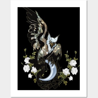 Wonderful elegant eagle with feathers Posters and Art